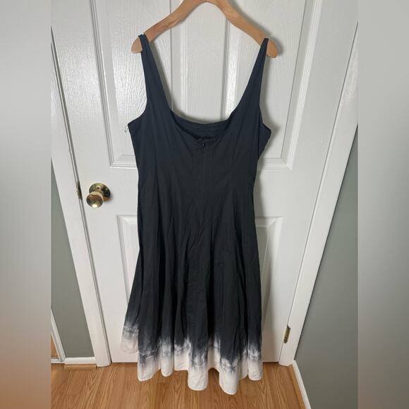 Staud Wells Dress in Onyx Tie Dye 14 - Picture 6 of 12